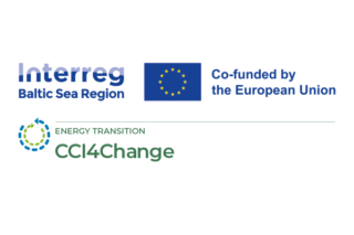 Euroopan unionin rahoituslogo ja CCI4Change-hankkeen logo.