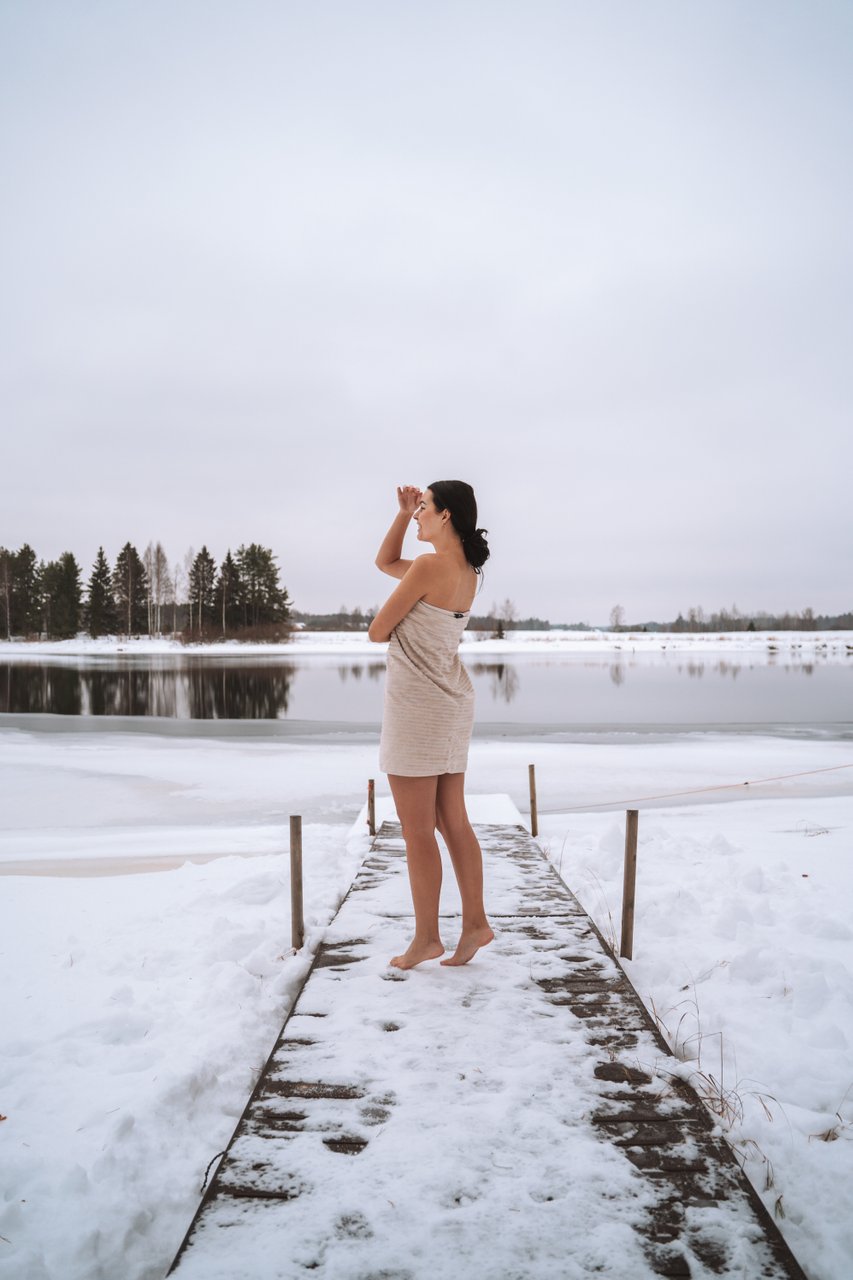 Winter swimming at the amazing Kymi River