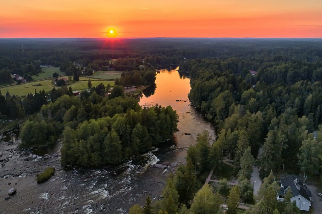 Maisemakuva Siikakoskesta